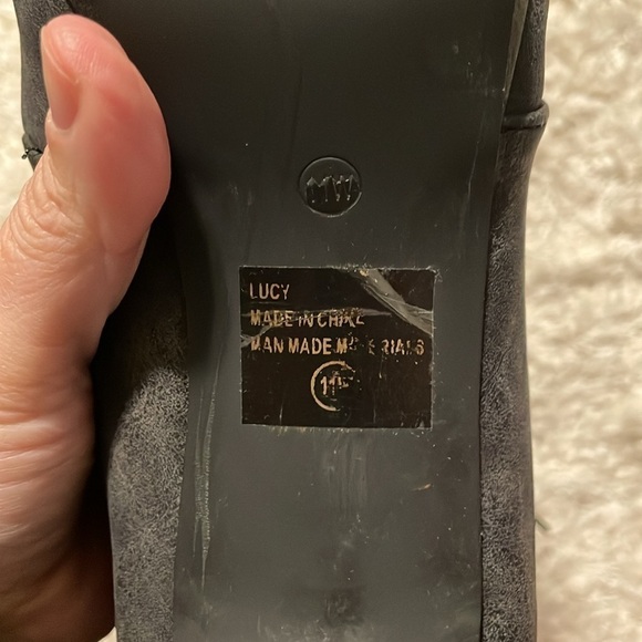 2 Lips Too Women’s Lace Up Booties Size 11 Grey Faux Suede Lucy Short Rise - Picture 15 of 15